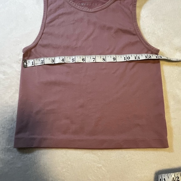 Eye Candy Mauve Pink Stretch Tank Top L/XL | Casual Layering Basic - Picture 4 of 5